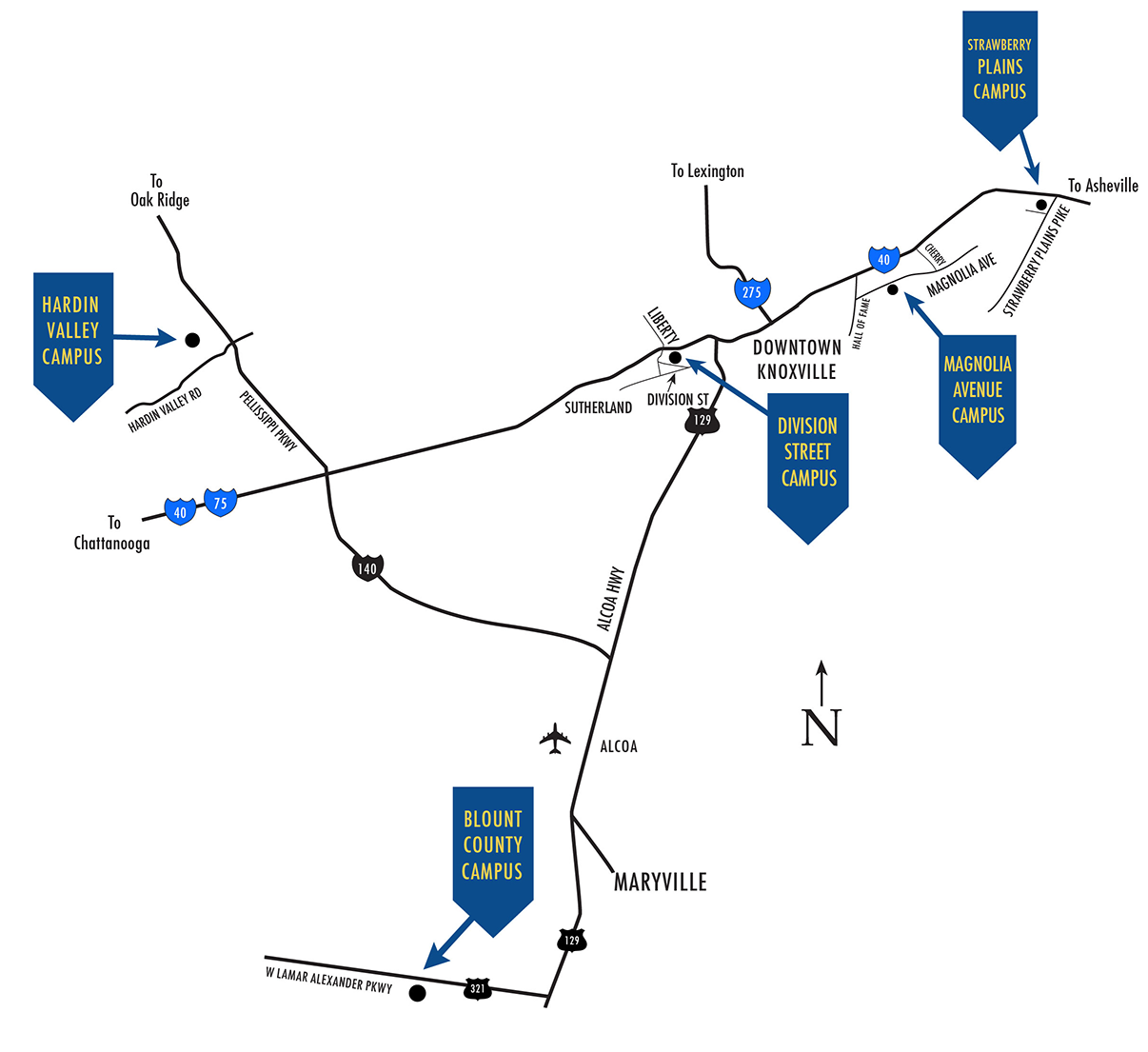 5 Campus Map